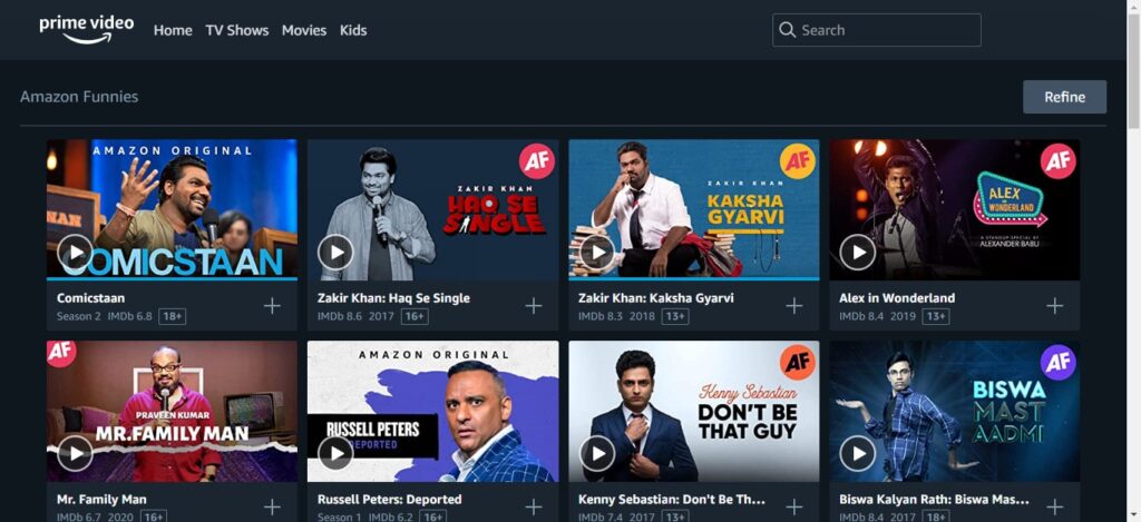 30 Best Stand Up Comedies on Amazon Prime Netflix Hotstar YouTube